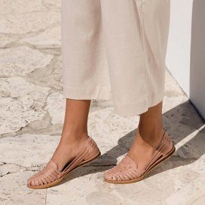 Nisolo Women's Huarache Sandal | Desert Rose